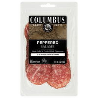 Columbus Salame, Peppered, 4 Ounce