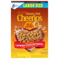 Cheerios Cereal, Honey Nut, Large Size, 15.4 Ounce