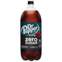 Dr Pepper Soda, Zero Sugar, Cherry, 2 Litre