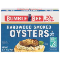 Bumble Bee Oyster, in Oil, Hardwood Smoked, 3.75 Ounce