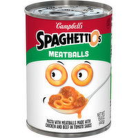 Campbell's® SpaghettiOs® Canned Pasta with Meatballs, 15.6 Ounce