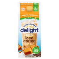 International Delight Zero Added Sugar Caramel Macchiato Iced Coffee, 64 Fluid ounce