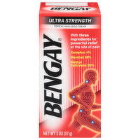 Bengay Topical Analgesic Cream, Ultra Strength, 2 Ounce