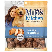 Milo's Kitchen Dog Treats, Homestyle, Chicken Meatballs, 10 Ounce