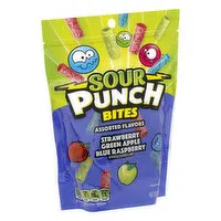 Sour Punch Candy, Assorted Flavors, 9 Ounce