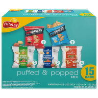 Frito Lay Puffed & Popped Mix, 15 Each