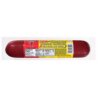 Ambassador Big N' Cheesy Summer Sausage with Pepper Jack Cheese, 18 Ounce