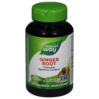 Nature's Way Ginger Root, 1,100 mg, Vegan Capsules, 100 Each