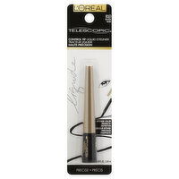 L'Oreal Telescopic Liquid Eyeliner, Control Tip, Precise, Black 810, 0.88 Ounce