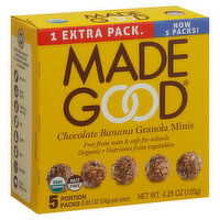 Made Good Granola Minis, Organic, Chocolate Banana, 5 Each