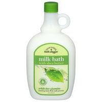 Village Naturals Bath Shoppe Milk Bath, with Shea Butter, White Tea + Jasmine, 28 Fluid ounce