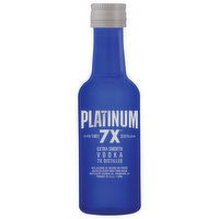 Platinum 7X Vodka, Extra Smooth, 7x Distilled, 50 Millilitre