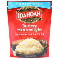 Idahoan Mashed Potatoes, Buttery Homestyle, Family Size, 8 Ounce