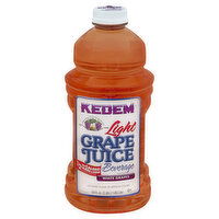 Kedem Juice Beverage, Grape, Light, 64 Ounce