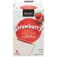 Essential Everyday Toaster Pastries, Strawberry, Frosted, 8 Each