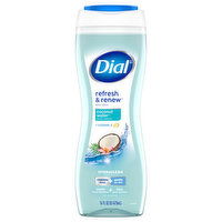 Dial Refresh & Renew Body Wash, Coconut Water Scent, 16 Fluid ounce