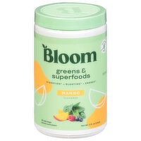 Bloom Greens & Superfoods, Mango, 5 Fluid ounce