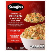 Stouffer's Rice Bake, Grandma's Chicken & Vegetable, Family Size, 36 Ounce