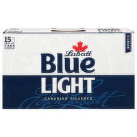 Labatt Light Canadian Pilsener Beer, 15 Each