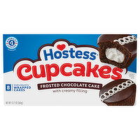 Hostess Frosted Chocolate Cake Cupcakes, 8 Each
