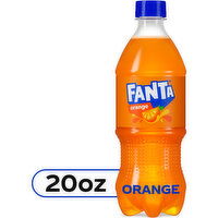 Fanta  Orange Soda Fruit Flavored Soft Drink, 20 Fluid ounce