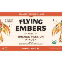 Flying Embers Orange Passion Mimosa 6 Pack, 72 Fluid ounce