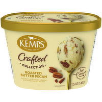 Kemps Crafted Collection Crafted Collection Roasted Butter Pecan Ice Cream, 1.5 Quart