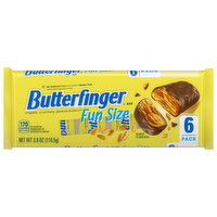 Butterfinger Bar, Fun Size, 6 Pack, 6 Each