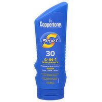 Coppertone Sport Sunscreen Lotion, 4-In-1 Performance, Broad Spectrum SPF 30, 7 Fluid ounce