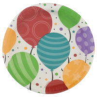 Celebrations Plates, Shimmering Balloons, 8 Each