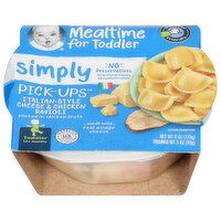 Gerber Mealtime for Toddler Ravioli, Cheese & Chicken, Italian Style, Pick-Ups, Toddler (12+ Months), 6 Ounce