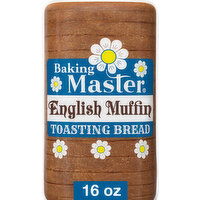 Master Shelf-Stable English Muffin Plain Toasting Bread, 12 oz, 12 Ounce