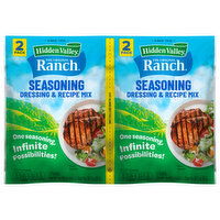 Hidden Valley Salad Dressing & Recipe Mix, The Original Ranch, Seasoning, 2 Each