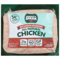 Mighty Spark Chicken, All-Natural, Rotisserie-Seasoned, 16 Ounce