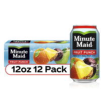 Minute Maid Fruit Punch, Made W/ Real Fruit Juice 12 Ct, 12 Each