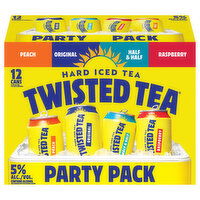 Twisted Tea Hard Iced Tea, Assorted, Party Pack, 12 Each