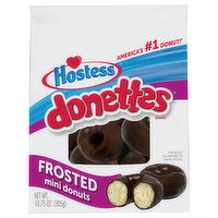 Hostess Donettes Donuts, Frosted, Mini, 10.75 Ounce