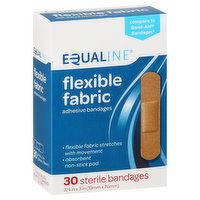 Equaline Bandages, Adhesive, Flexible Fabric, 30 Each