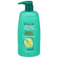 Fructis Grow Strong Conditioner, Fortifying, Ceramide + Apple Extract, 33.8 Fluid ounce