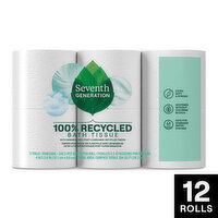 Seventh Generation Toilet Paper Recycled Bath Tissue, 12 Each