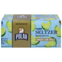 Polar Seltzer, Ginger Lime Mule, 8 Each