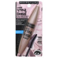 maybelline Lash Sensational Mascara, Waterproof, Very Black 257, 0.3 Ounce