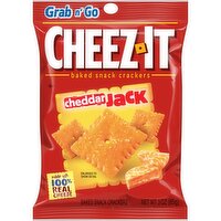 Cheez-It Grab n' Go Cheese Crackers, Cheddar Jack, Grab and Go, 3 Ounce
