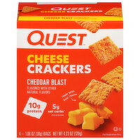 Quest Crackers, Cheddar Blast, 4 Each