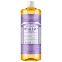 Dr. Bronner's Magic Soap, Pure-Castile, 18-in-1, Lavender, 32 Fluid ounce