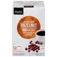 Essential Everyday Single Serve Pods 100% Arabica Light Hazelnut Coffee, 12 Each