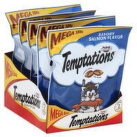 Temptations Treats for Cats, Savory Salmon Flavor, Mega Bag, 1 Each