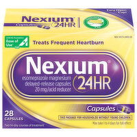 Nexium Acid Reducer, 24HR, 20 mg, Capsules, 28 Each