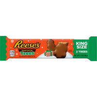 Reese's Peanut Butter, Milk Chocolate & Peanut Butter, Trees, King Size, 2 Each