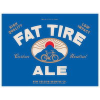 New Belgium Fat Tire Beer, Ale, 12 Each